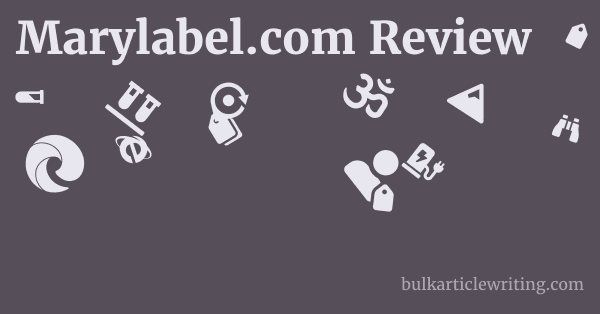 Marylabel.com Review 1 by