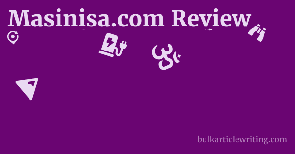 Masinisa.com Review 1 by