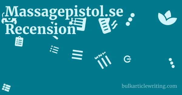 Massagepistol.se Recension 1 by