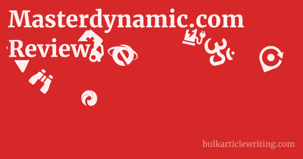 masterdynamic.com FAQ 1 by