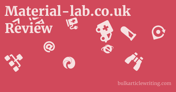 Material-lab.co.uk Review 1 by