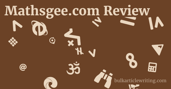 Mathsgee.com Review 1 by