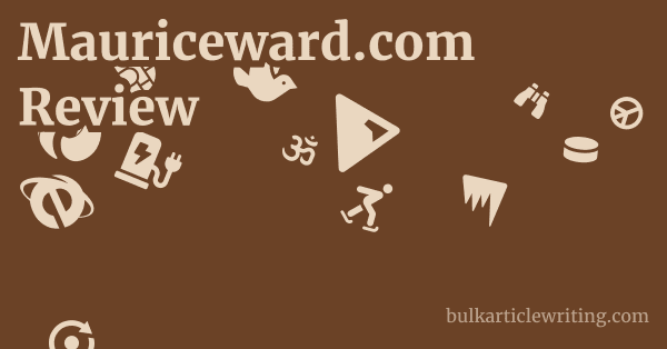 Mauriceward.com Review 1 by