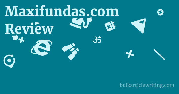 Maxifundas.com Review 1 by