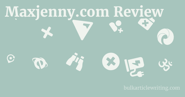 Maxjenny.com Review 1 by