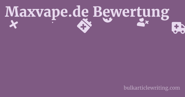 Maxvape.de Bewertung 1 by