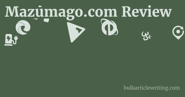 Mazumago.com Review 1 by