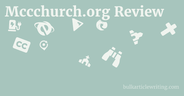 Mccchurch.org Review 1 by