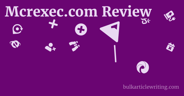 Mcrexec.com Review 1 by Partners
