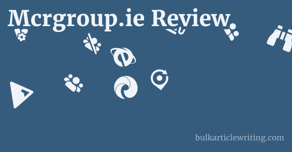 Mcrgroup.ie Review 1 by