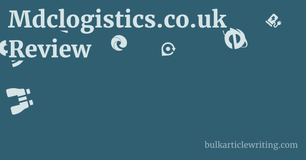 Mdclogistics.co.uk Review 1 by