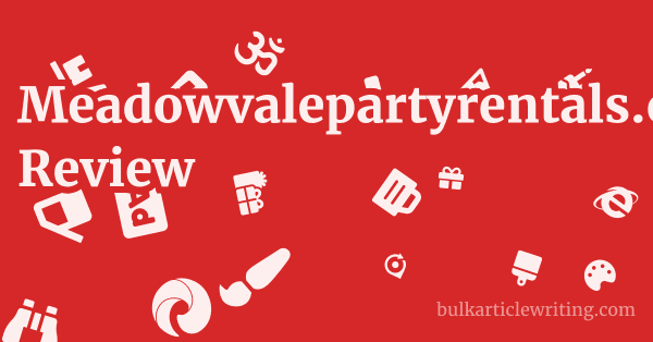 Meadowvalepartyrentals.com Review 1 by