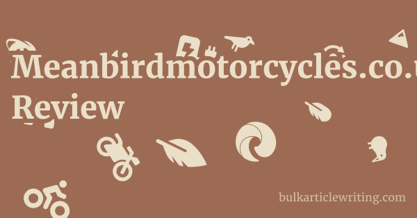 Meanbirdmotorcycles.co.uk Review 1 by