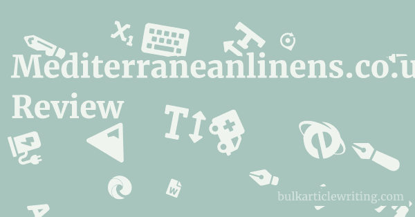 Mediterraneanlinens.co.uk Review 1 by