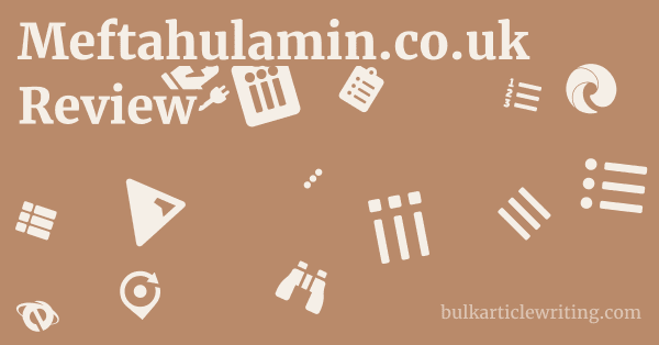 Meftahulamin.co.uk Review 1 by