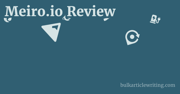 Meiro.io Review 1 by Partners