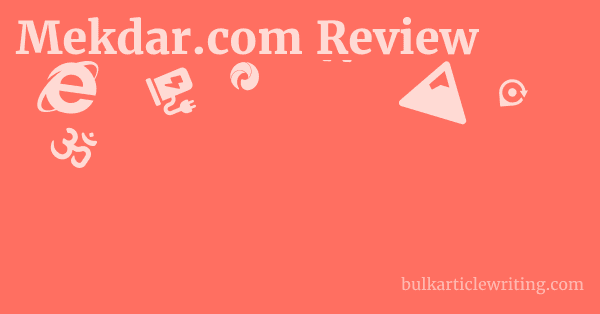 Mekdar.com Review 1 by