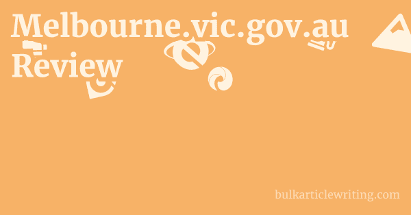 Melbourne.vic.gov.au Review 1 by