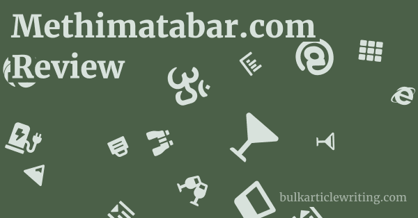 Methimatabar.com Review 1 by