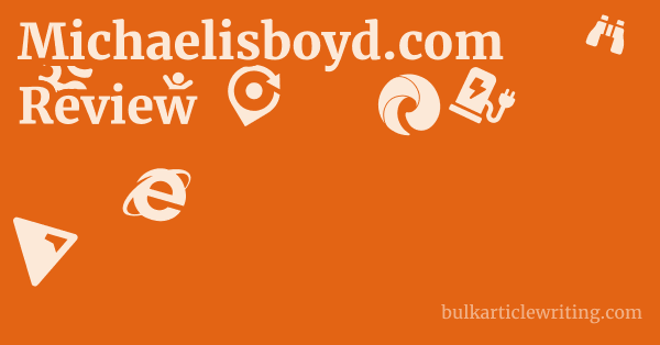 Michaelisboyd.com Review 1 by