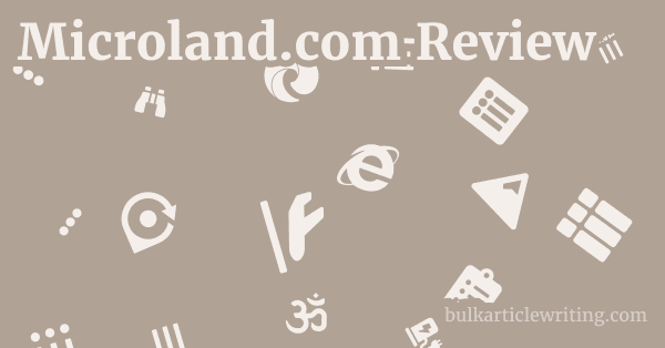 Microland.com Review 1 by