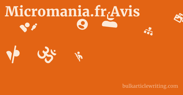 Micromania.fr Avis 1 by
