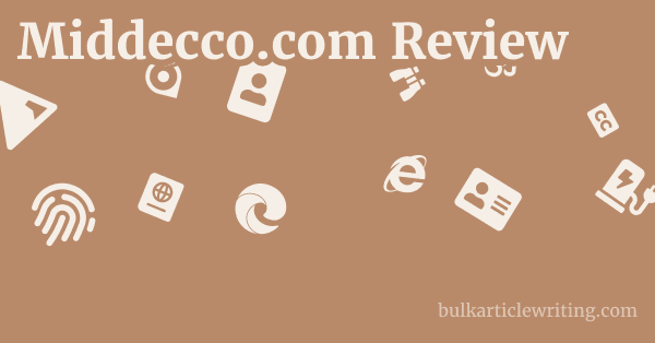 Middecco.com Review 1 by