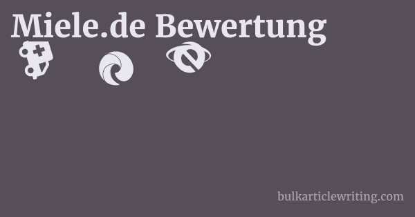 Miele.de Bewertung 1 by