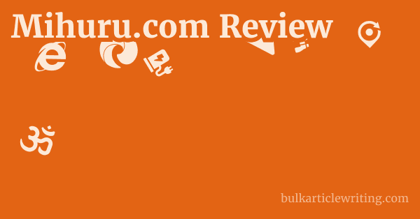 Mihuru.com Review 1 by Partners