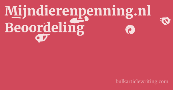 Mijndierenpenning.nl Beoordeling 1 by