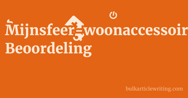 Mijnsfeer-woonaccessoires.nl Beoordeling 1 by