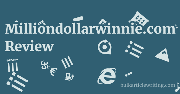 Milliondollarwinnie.com Review 1 by