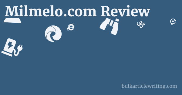 Milmelo.com Review 1 by