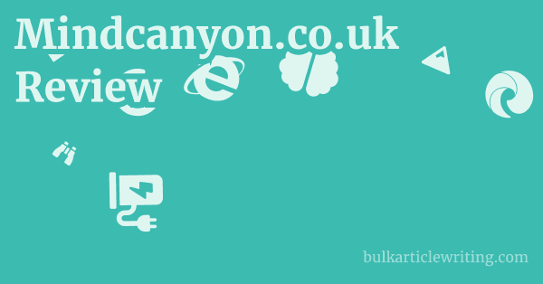 Mindcanyon.co.uk Review 1 by Partners