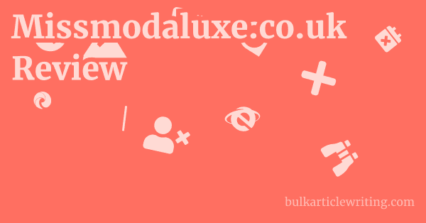 Missmodaluxe.co.uk Review 1 by Partners