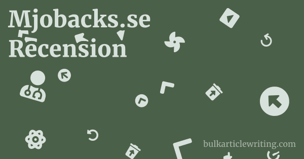 Mjobacks.se Recension 1 by