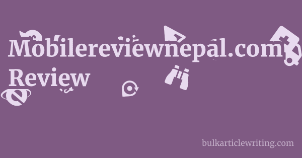 Mobilereviewnepal.com Review 1 by