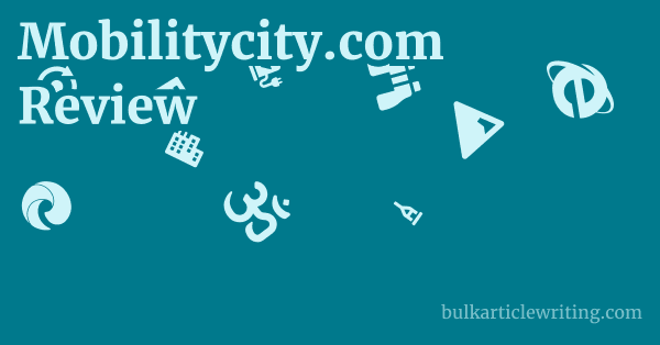 Mobilitycity.com Review 1 by