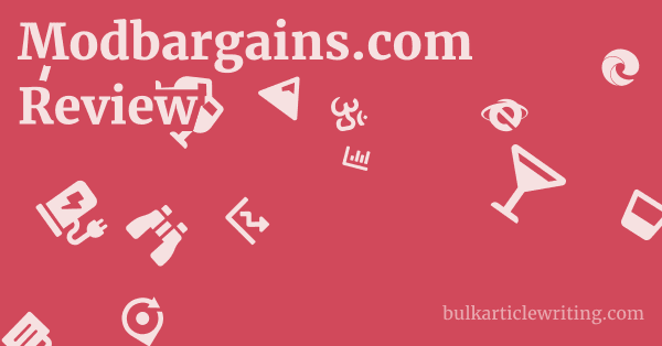 Modbargains.com Review 1 by