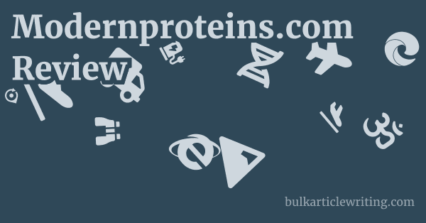 Modernproteins.com Review 1 by