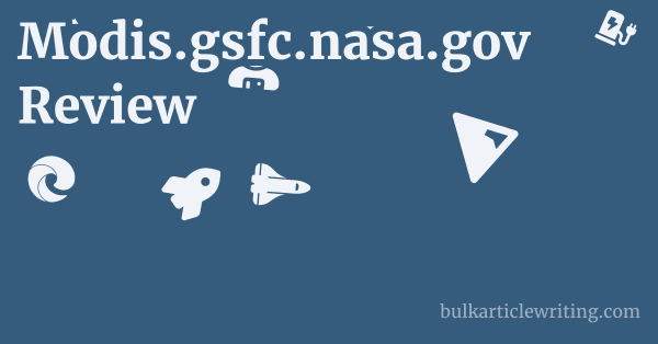 Modis.gsfc.nasa.gov Review 1 by