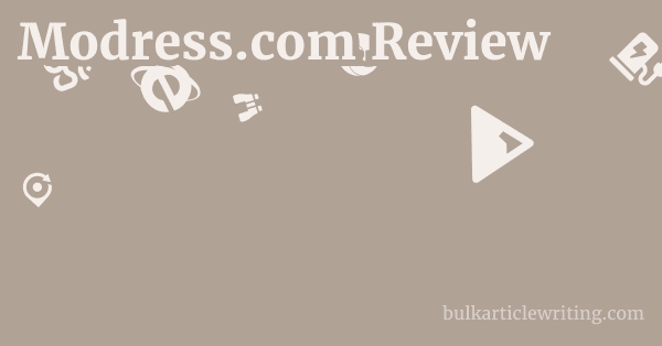 Modress.com Review 1 by