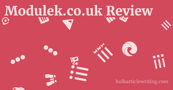 Modulek.co.uk Review 1 by