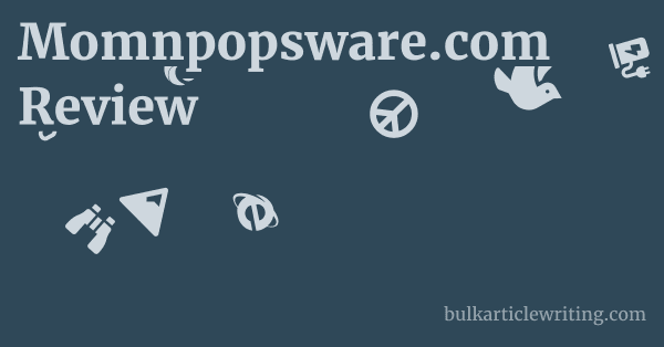 Momnpopsware.com Review 1 by