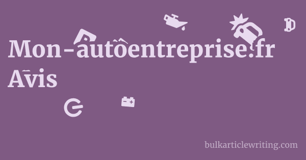 Mon-autoentreprise.fr Avis 1 by