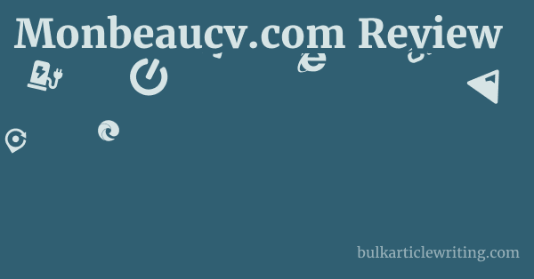 Monbeaucv.com Review 1 by