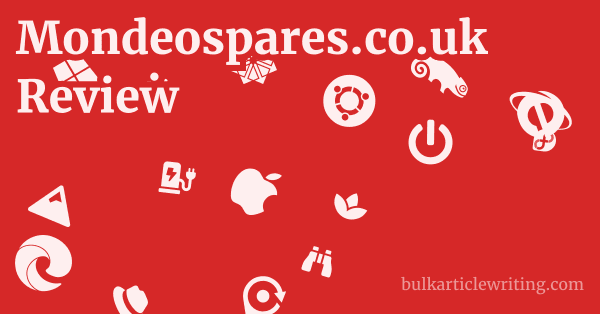 Mondeospares.co.uk Review 1 by