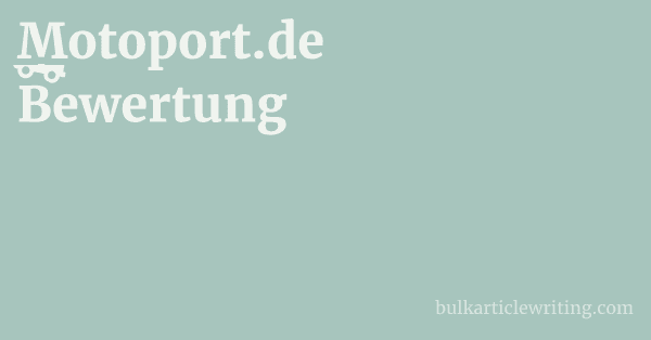 Motoport.de Bewertung 1 by