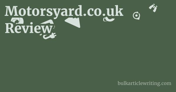Motorsyard.co.uk Review 1 by