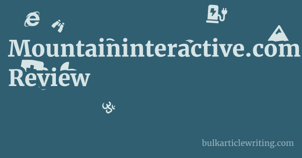 Mountaininteractive.com Review 1 by Partners